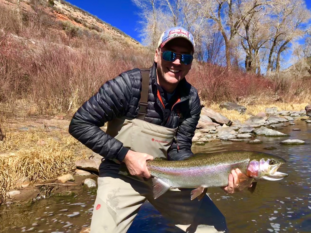 Eagle River Colorado: Private Water Fly Fishing March 20, 2018